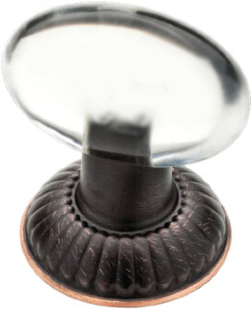 Bronze and Clear Acrylic Knob
L-P23118-472-CP