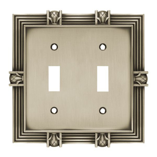 Brushed Satin Pewter Pineapple Wall Plate