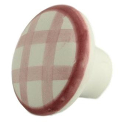 White with Pink Stripes Ceramic Knob
LQ-PN0550-P-C