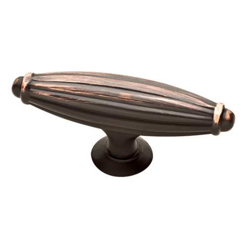 Bronze with copper highlights Knob