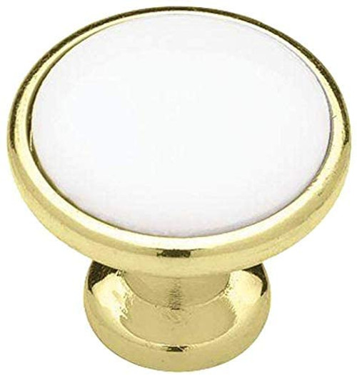 Polished Brass with White Ceramic Insert Knob
LQ-P50162V-PBW-C7