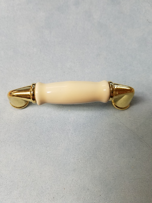(15-Pack) 3" pull with almond insert  Polished Brass