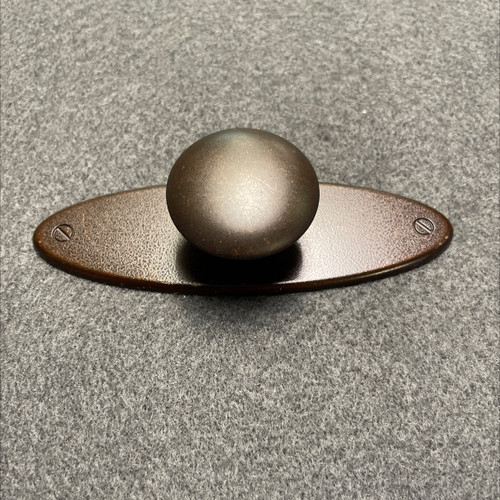 1-3/16" Mushroom Knob with Backplate Oil Rubbed Bronze