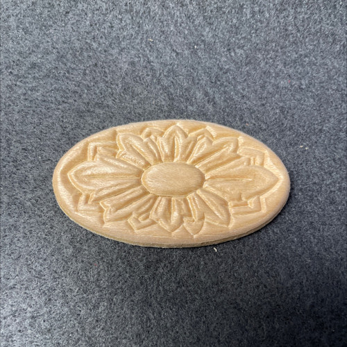 Oak Wood Flower Medallion