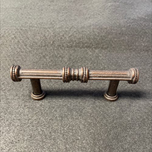 (12-Pack) AS-IS 3" Mykonos Column Pull Antique Copper