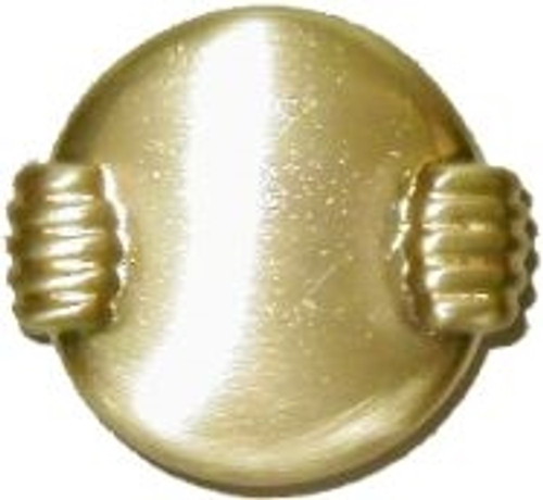 2 Piece Decorative Pipe Style Bracket Brushed Brass