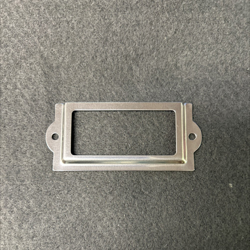 2-Hole Stainless Steel 430 Label Holder