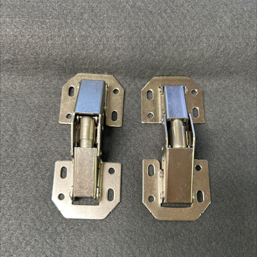 Pair Of Non-Mortise Concealed  Spring Hinge Nickel Plated