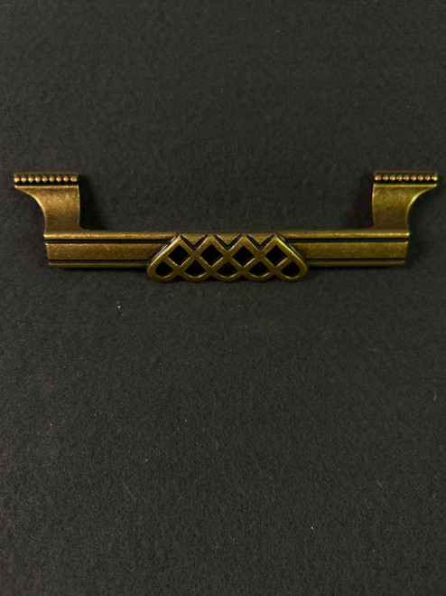 As-Is) 3 Traditional Chippendale Bail Pull Satin Brass - D. Lawless  Hardware