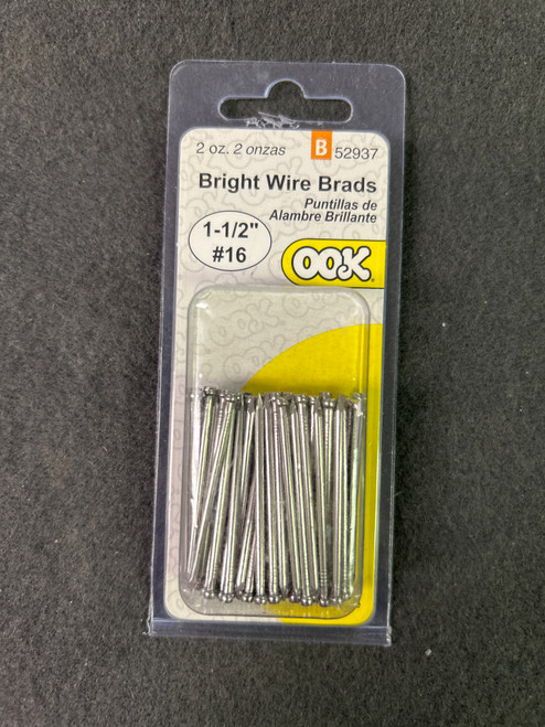 1-1/2" #16 Bright Wire Brads 2-oz