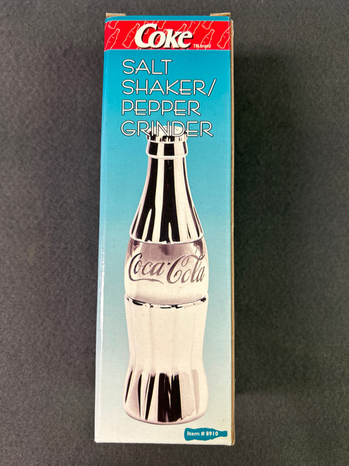Chrome Coke  Salt Shaker/Pepper Grinder COK8910