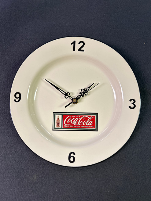 Enamel Coca Cola Clock