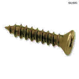 antique brass wood screw