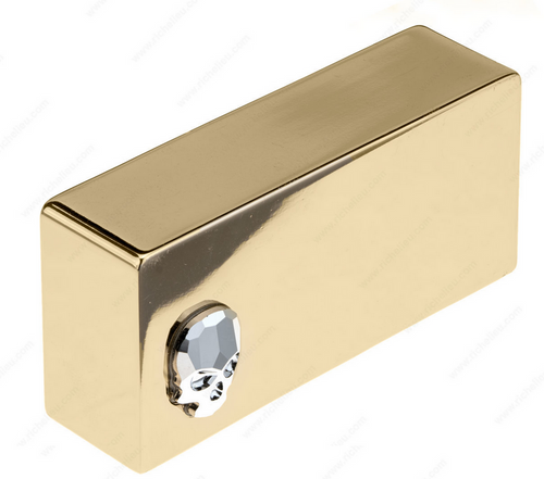 Modern Metal and Crystal Pull - 5495