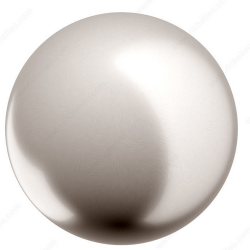 Richelieu Traditional Metal Knob - 87894 - 40 mm - Brushed Nickel