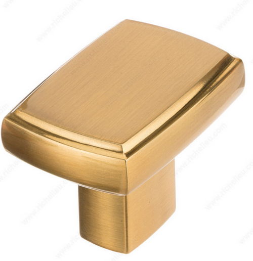 Richelieu Modern Metal Knob - 8655 - Brushed Aurum Gold