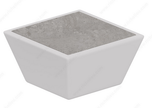 Richelieu Modern Metal and Concrete Knob