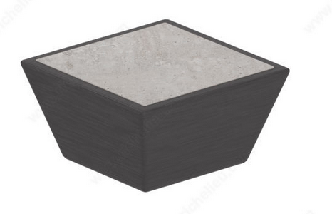 Modern Metal and Concrete Knob - 5858