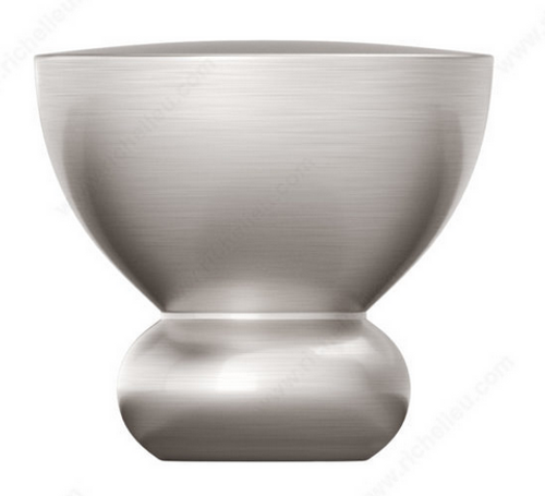 Richelieu Modern Metal Knob - 7986 - Brushed Nickel - 26 mm