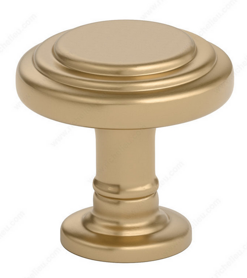 Richelieu Traditional Metal Knob - 8818 - Champagne Bronze - 33 mm