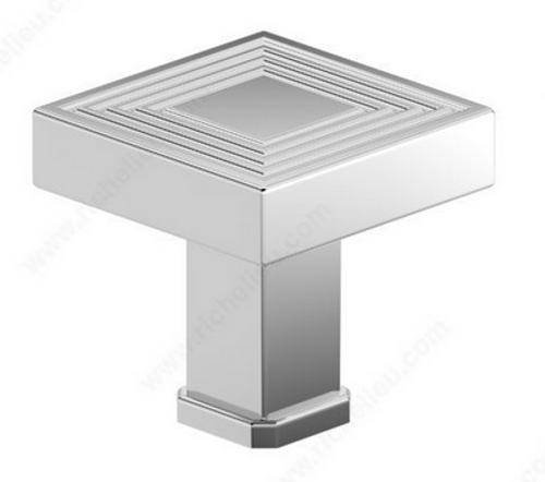 Richelieu Transitional Metal Knob - 87883 - Chrome - 35 mm