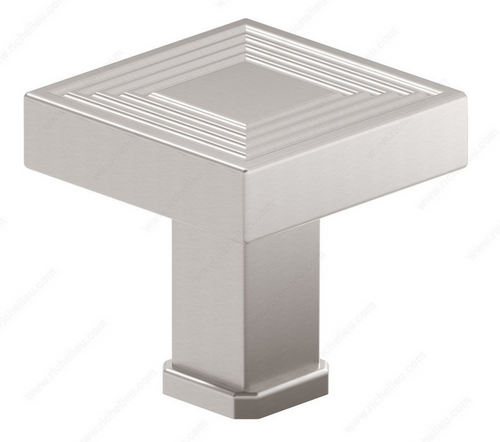 Richelieu Transitional Metal Knob - 87883 - Brushed Nickel - 35 mm