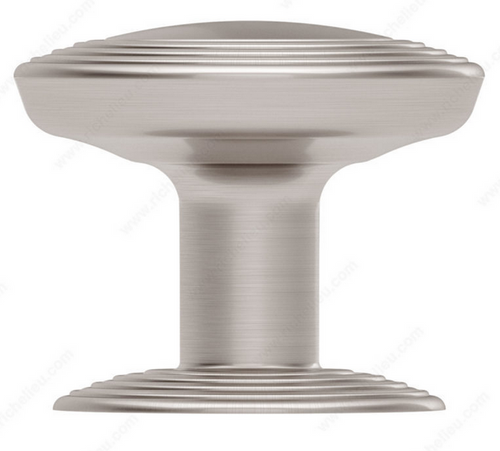 Richelieu Transitional Metal Knob - 7070 - Brushed Nickel - 40 mm