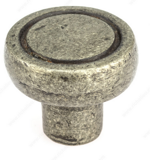 Richelieu Traditional Bronze Knob - C4 - Pewter Bronze - 30 mm