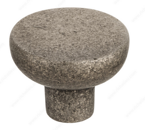 Richelieu Traditional Bronze Knob - C2 - Pewter Bronze - 35 mm