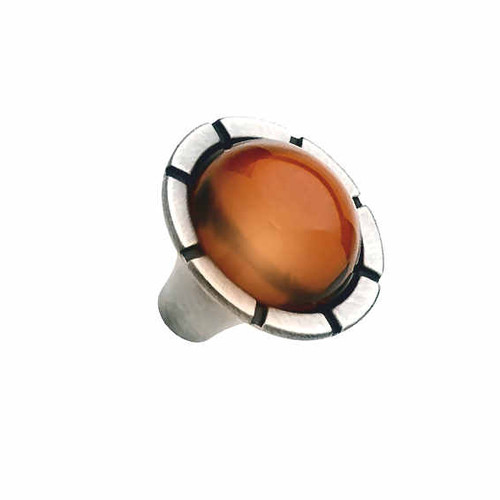 Topaz Glass and Brushed Satin Pewter Knob
LQ-PBF292Y-TSP-C