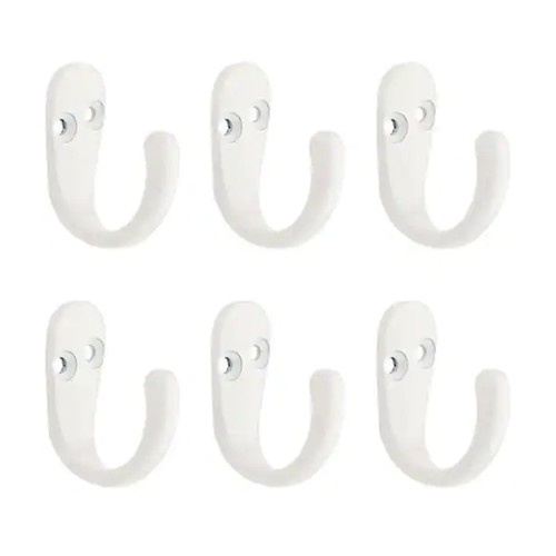 white coat hooks
