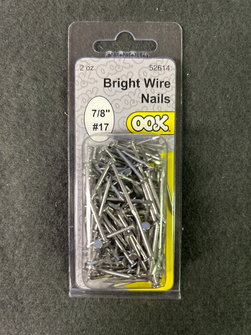 (12 Pack) Case Lot (60) 7/8" #17 Bright Wire Nails  2-oz