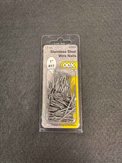 (12 Pack) 1" # 17 Stainless Steel Wire Nails 1.5-oz.