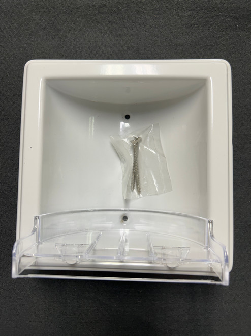(12 Pack) Recessed Soap Holder White