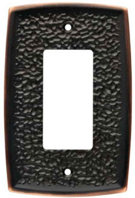 Venetian Bronze with Copper Highlights Hammered Wall Plate
L-144034