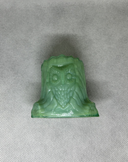 Owl N Stump Toothpick Holder Seamist