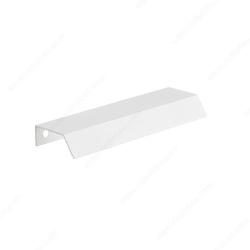 Modern Aluminum Edge Pull - 9494 - 128 mm - White