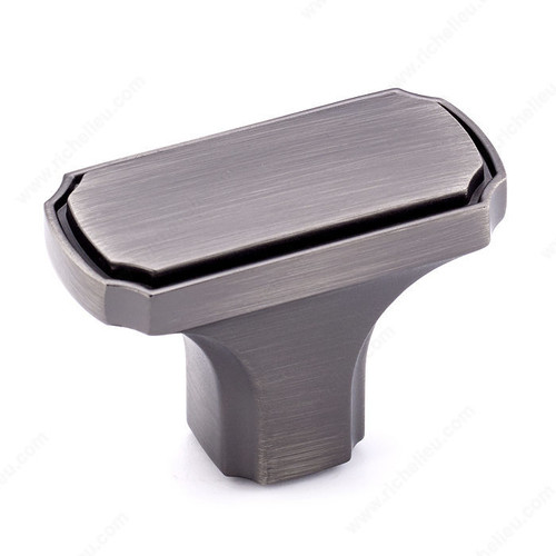 Transitional Metal knob - 77043 - Antique Nickel