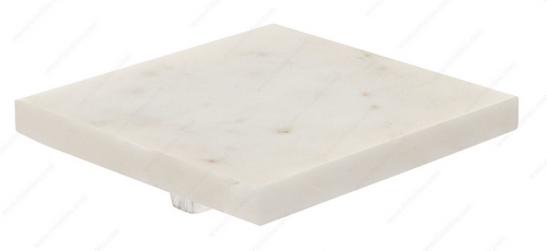 Richelieu Modern Marble and Metal Pull - 6370 - White - 78 mm