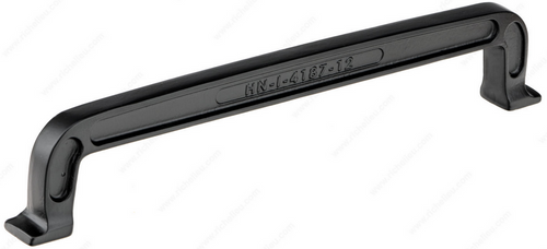 Richelieu Traditional Forged Iron Pull - 6587 - Matte Black Iron - 256 mm