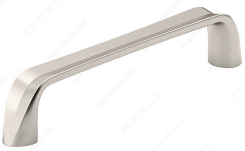Richelieu Modern Metal Pull - 9024 - Brushed Nickel - 128 mm