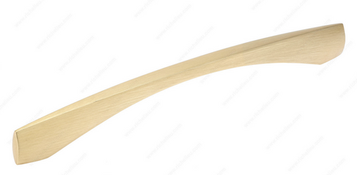 Richelieu Modern Metal Pull - 4025 - Brushed Brass - 224 mm