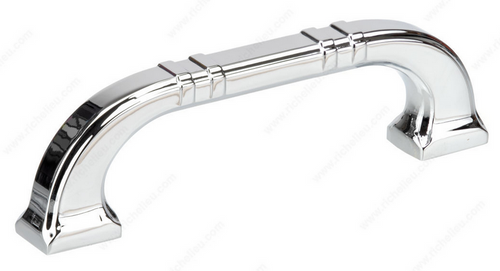 Richelieu Transitional Metal Pull - 8650 - Chrome - 96 mm