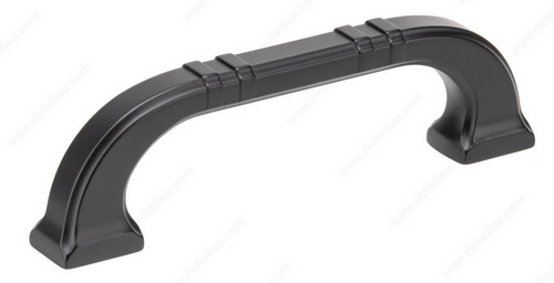Richelieu Transitional Metal Pull - 8650 - Matte Black - 96 mm