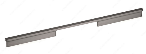Richelieu Modern Metal Pull - 8636 - Brushed Black Nickel - 448 mm