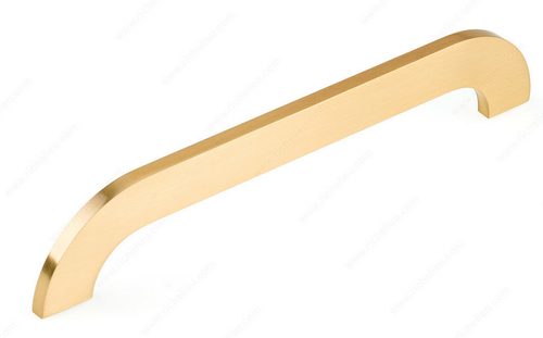 Richelieu Modern Metal Pull - 7381 - Brushed Gold - 192 mm