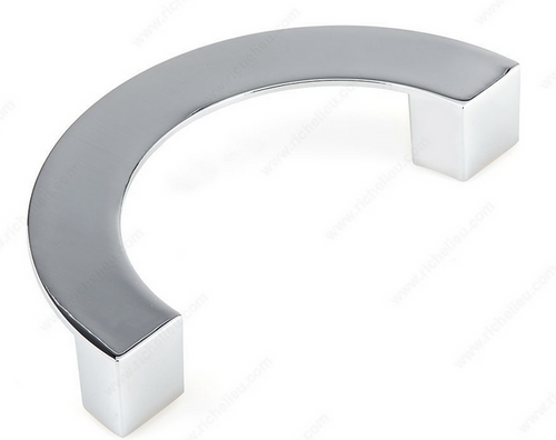 Richelieu Modern Metal Pull - 6367 - Chrome - 96 mm