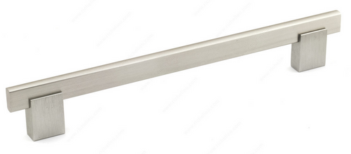 Richelieu Modern Metal and Aluminum Pull - 905 - Brushed Nickel - 192 mm