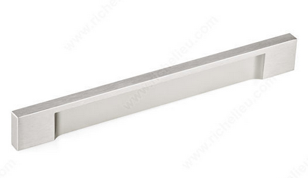 Richelieu Modern Aluminum Pull - 1310 - Stainless Steel - 160 mm
