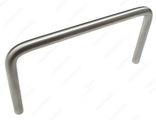 Richelieu Functional Stainless Steel Pull - 0141 - Antibacterial, Stainless Steel - 128 mm